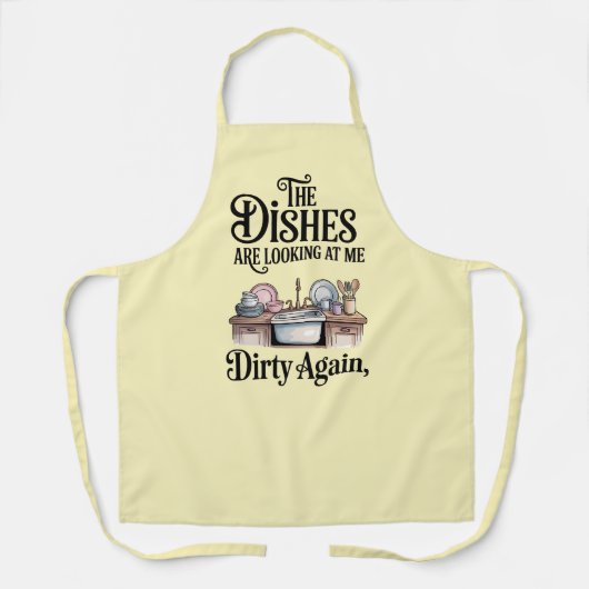 Funny Kitchen Series Design #5 Schürze (Vorderseite)