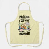 Funny Kitchen Series Design #6 Schürze (Vorderseite)