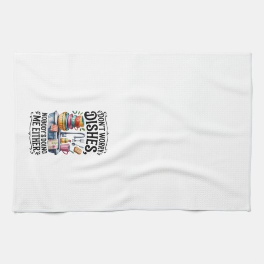 Funny Kitchen Series Design #7 Geschirrtuch (Horizontal)