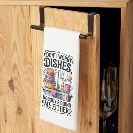 Funny Kitchen Series Design #7 Geschirrtuch (Drittel gefaltet)