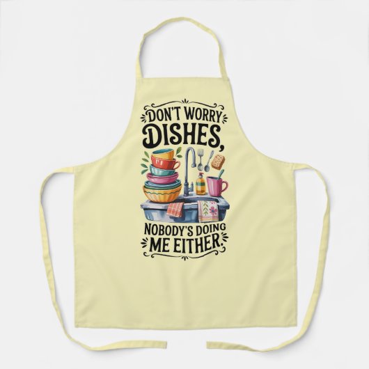 Funny Kitchen Series Design #7 Schürze (Vorderseite)