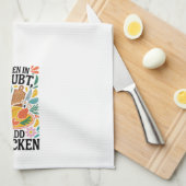 Funny Kitchen Series Design #9 Geschirrtuch (Viertel Falte)