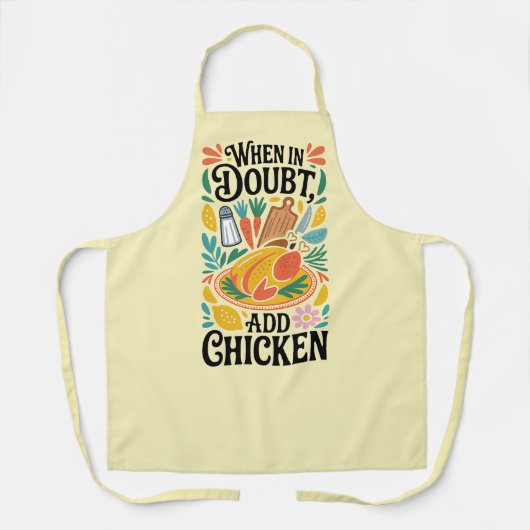 Funny Kitchen Series Design #9 Schürze (Vorderseite)