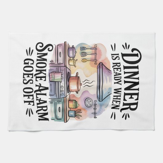 Funny Kitchen Towel Quote Dish Geschirrtuch (Horizontal)