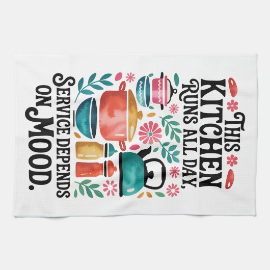Funny Kitchen Towel Quote Dish  Geschirrtuch (Horizontal)