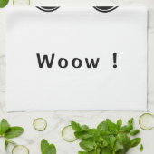 Funny Kitetücher mit spielerisch neugierigen Augen Geschirrtuch (Gefaltet)