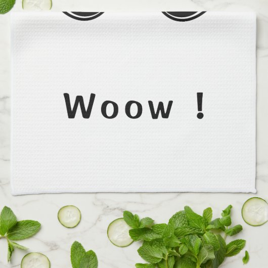 Funny Kitetücher mit spielerisch neugierigen Augen Geschirrtuch (Gefaltet)