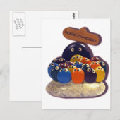 FUNNY KITSCH PET ROCK CONCERT 1970ER POSTKARTE (Vorne/Hinten)