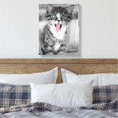 Funny Kitten Leinwanddruck (Insitu (Schlafzimmer))