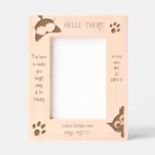 Funny Kitten New Cat Foto Geätzte Rahmen (Vorderseite)