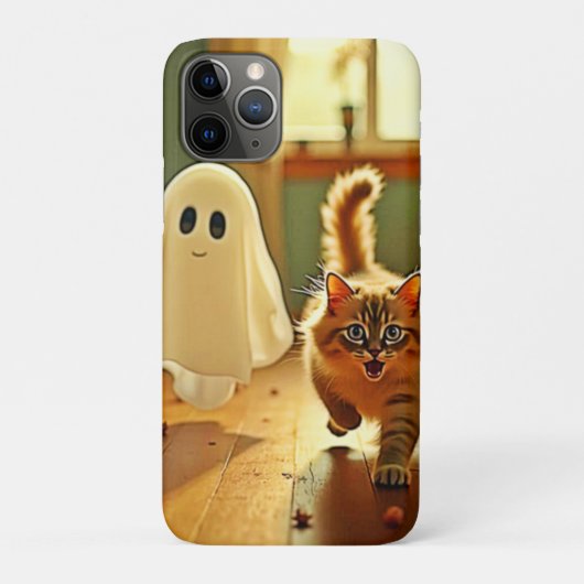 Funny Kitten Spooky Friend Case-Mate iPhone Hülle (Rückseite)