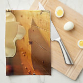 Funny Kitten Spooky Friend Design Geschirrtuch (Viertel Falte)