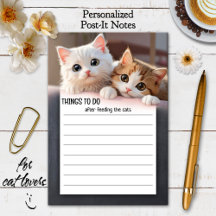 Funny Kittens to Do-List Post It Notes