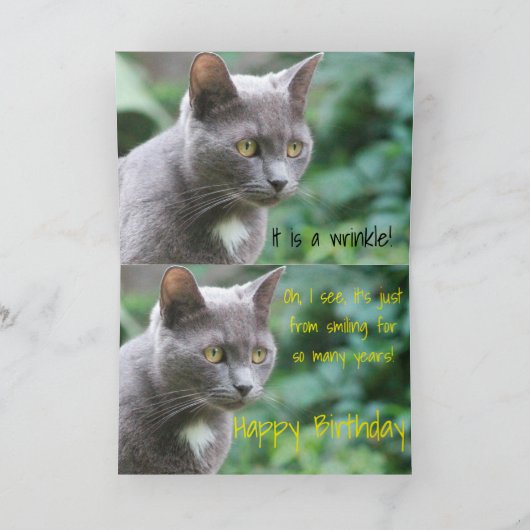 Funny Kitty Cat Karte (Innenseite)