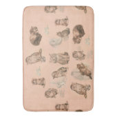 FUNNY KITTY CAT STORIES IN PINK BADEMATTE (Vorderseite Vertikal)