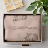 FUNNY KITTY CAT STORIES IN PINK SEIDENPAPIER (Geschenk)