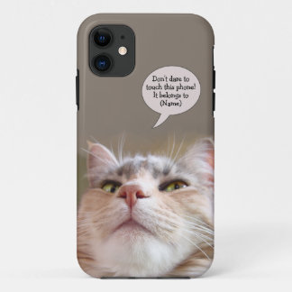 Funny Kitty Handy Gehäuse mit Ihrem Namen Case-Mate iPhone Hülle