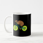 Funny Kiwi Biker Cycling Gift New Zealand  Kaffeetasse (Links)