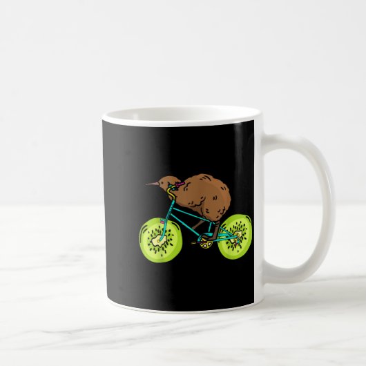 Funny Kiwi Biker Cycling Gift New Zealand  Kaffeetasse (Rechts)
