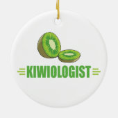 Funny Kiwi Lover Keramikornament (Hinten)
