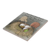 Funny Kiwi Vögel geben ihre Früchte ab Fliese (Seite)