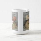 Funny Kiwi Vögel geben ihre Früchte ab Kaffeetasse (Mittel)