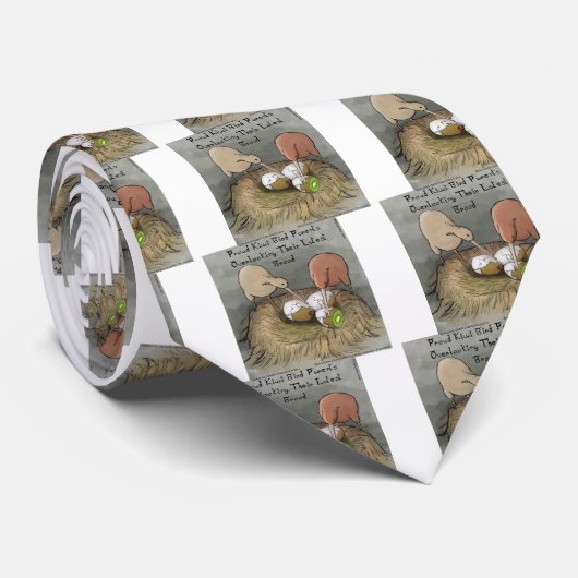 Funny Kiwi Vögel geben ihre Früchte ab Krawatte (Gerollt)