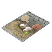 Funny Kiwi Vögel geben ihre Früchte ab Notizblock (Linke Seite)