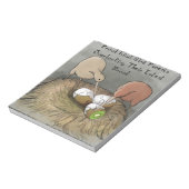 Funny Kiwi Vögel geben ihre Früchte ab Notizblock (Rotiert)