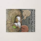 Funny Kiwi Vögel geben ihre Früchte ab Puzzle (Horizontal)