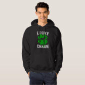 Funny Kleeblatt Leaf Lucky Charm Mule St Patrick's Hoodie (Vorne ganz)