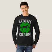 Funny Kleeblatt Leaf Lucky Charm Mule St Patrick's T-Shirt (Vorne ganz)
