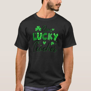 Funny Kleeblatt One Lucky Teacher St Patricks Day  T-Shirt