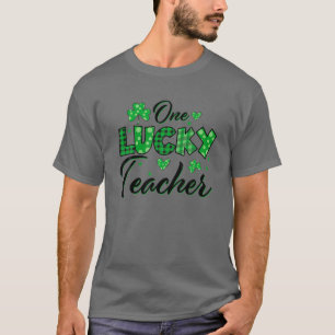 Funny Kleeblatt One Lucky Teacher St Patricks Day T-Shirt