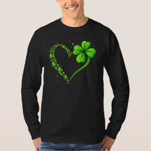 Funny Kleeblatt Puzzle Herz St Patricks Tag Autism T-Shirt