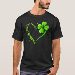 Funny Kleeblatt Puzzle Herz St Patricks Tag Autism T-Shirt