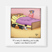 Funny Kleine Geschenk Golf Spaß Magnet (Vorne)