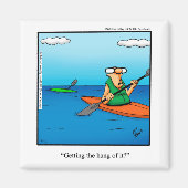 Funny Kleine Geschenk Kayak Spaß Magnet (Vorne)