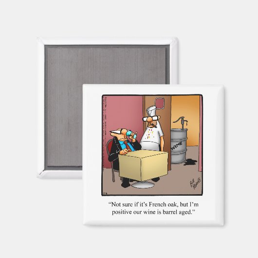 Funny Kleine Geschenk Wine Spaß Magnet (Vorderseite/Rückseite)