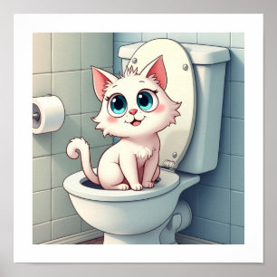 Funny kleine Katze Poster