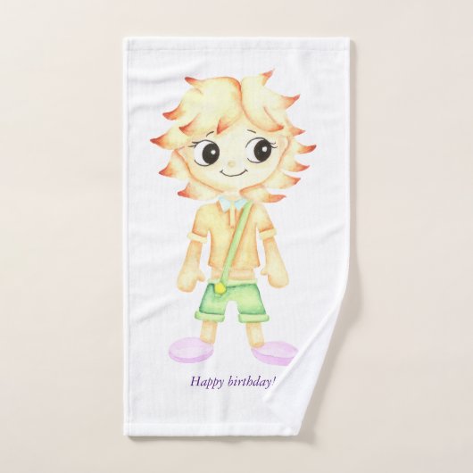 Funny kleiner Ginger Badhandtuch Set (Handtuch)