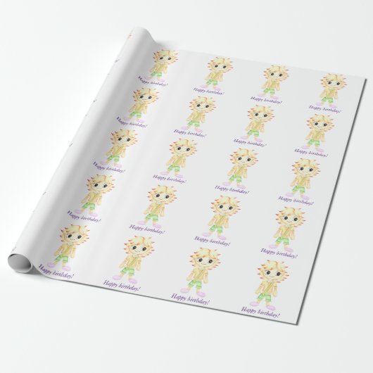 Funny kleiner Ginger Geschenkpapier (Ungerollt)