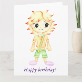 Funny kleiner Ginger Karte