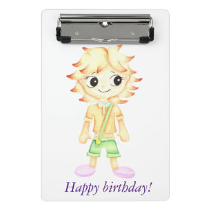 Funny kleiner Ginger Mini Klemmbrett