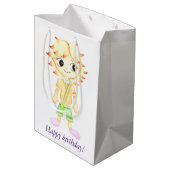 Funny kleiner Ginger Mittlere Geschenktüte (Rückseite Schrägansicht)