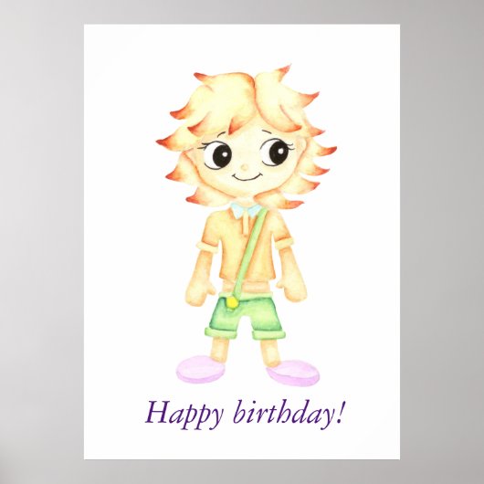 Funny kleiner Ginger Poster (Vorne)