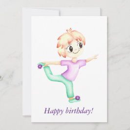 Funny kleiner Ingwerjunge Sportler