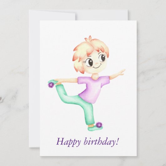 Funny kleiner Ingwerjunge Sportler (Vorderseite)