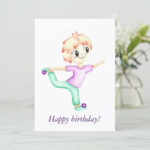 Funny kleiner Ingwerjunge Sportler