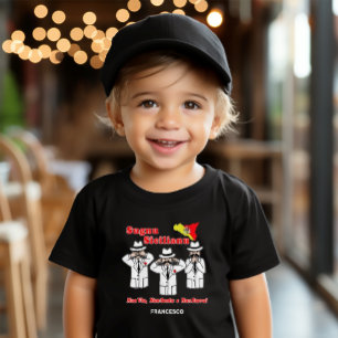 Funny Kleinkind Sizilian Sprichwort Mafia Charakte T-shirt